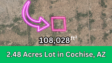 Load image into Gallery viewer, 2.48 Acre in Cochise County, Arizona Own for $199 Per Month (Parcel Number: 401-41-370) - Once Upon a Brick Inc. Land Investments