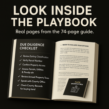 Load image into Gallery viewer, The Land Buyer’s Playbook (Book + Video Course + eBook) - Once Upon a Brick Inc. Land Investments