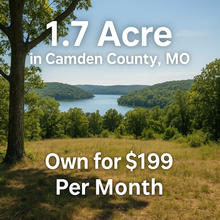 Load image into Gallery viewer, 1.7 Acre in Camden County, MO Own for $199 Per Month (Parcel Number: 04-3.2-06.0 000.0-003-063.000)