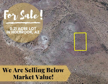 Load image into Gallery viewer, 0.21 Acre in Holbrook, Arizona - Own for $80 Per Month or $3000 (Parcel Number: 105-41-222) - Once Upon a Brick Inc. Land Investments