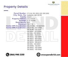 Load image into Gallery viewer, 4.28 Acre in Ozark County, Missouri Own for $500 Per Month (Parcel Number: 17-0.4-20-003-012-0001.000) - Once Upon a Brick Inc. Land Investments