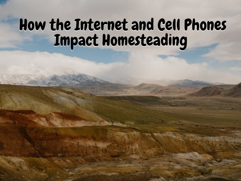 How the Internet and Cell Phones Impact Homesteading