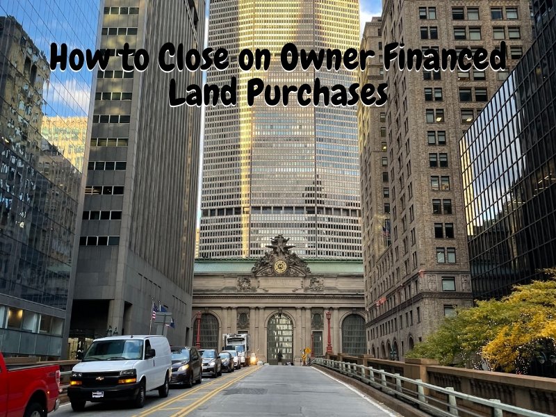 How to Close on Owner Financed Land Purchases