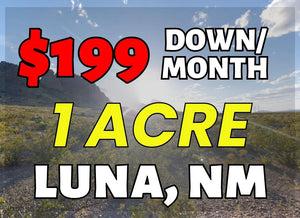 1 Acre in Luna County, NM Own for $199 Per Month (Parcel Number: 3036155111469, 3036155123469) - Once Upon a Brick Inc. Land Investments