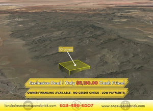 10 Acres in Apache County, Arizona Own for $400 Per Month (Parcel Number:212-13-007C) - Once Upon a Brick Inc. Land Investments