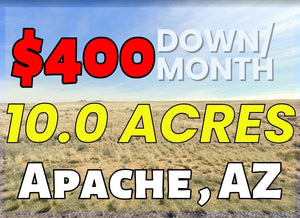 10 Acres in Apache County, Arizona Own for $400 Per Month (Parcel Number:212-13-007C) - Once Upon a Brick Inc. Land Investments