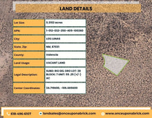 Load image into Gallery viewer, 0.25 Acres in Valencia County, NM Own for $200 Per Month (Parcel Number: 1012032250405100380)
