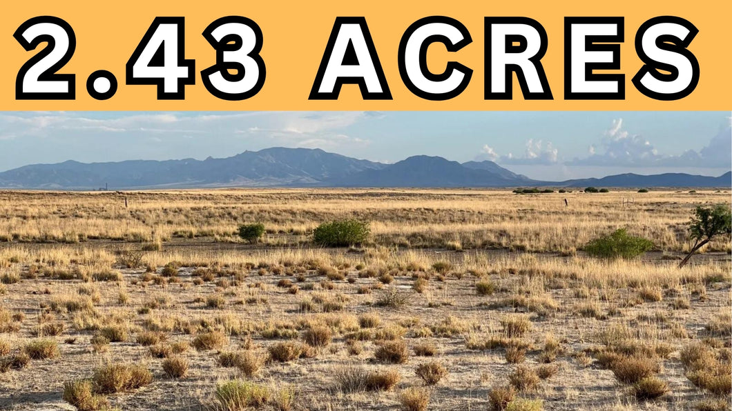 2.43 Acre in Cochise County, Arizona Own for $125 Per Month (Parcel Number: 401-41-330)