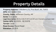 Load image into Gallery viewer, 0.11 Acre in Jefferson County, AR Own for $99 Per Month (Parcel Number: 930-61834-000)
