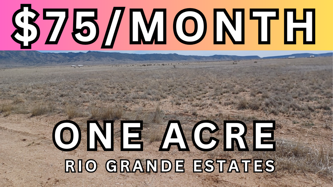 1 Acre Lot in Valencia County, NM - Own for $75 Per Month (1-017-027-273-175-101200)