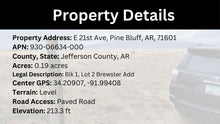 Load image into Gallery viewer, 0.19 Acre in Jefferson County, AR Own for $99 Per Month (Parcel Number: 930-06634-000)
