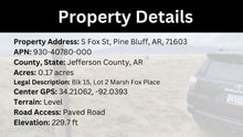 Load image into Gallery viewer, 0.17 Acre in Jefferson County, AR Own for $99 Per Month (Parcel Number: 930-40780-000)
