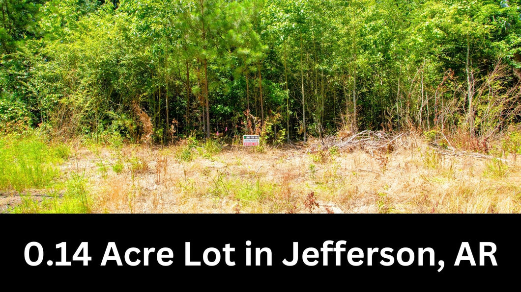 0.14 Acre in Jefferson County, AR Own for $99 Per Month (Parcel Number: 930-12637-000)