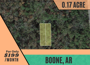 0.116 Acres in Boone County, Arkansas Own for $199 Per Month (Parcel Number: 775-01959-000, 775-01960-000)