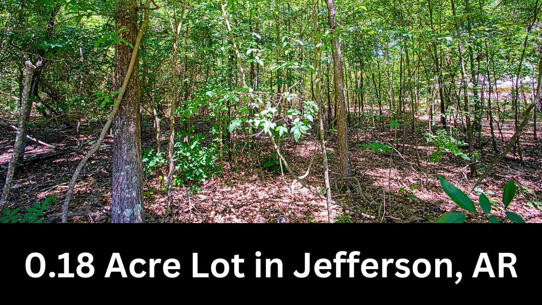 0.18 Acre in Jefferson County, AR Own for $99 Per Month (Parcel Number: 930-34876-000)