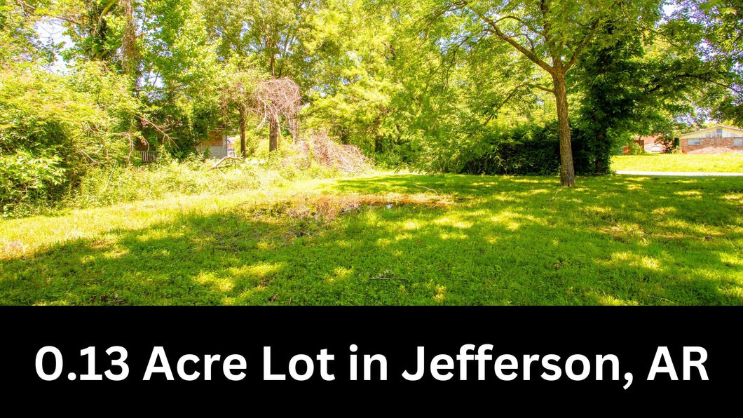 0.13 Acre in Jefferson County, AR Own for $99 Per Month (Parcel Number: 930-29796-000)