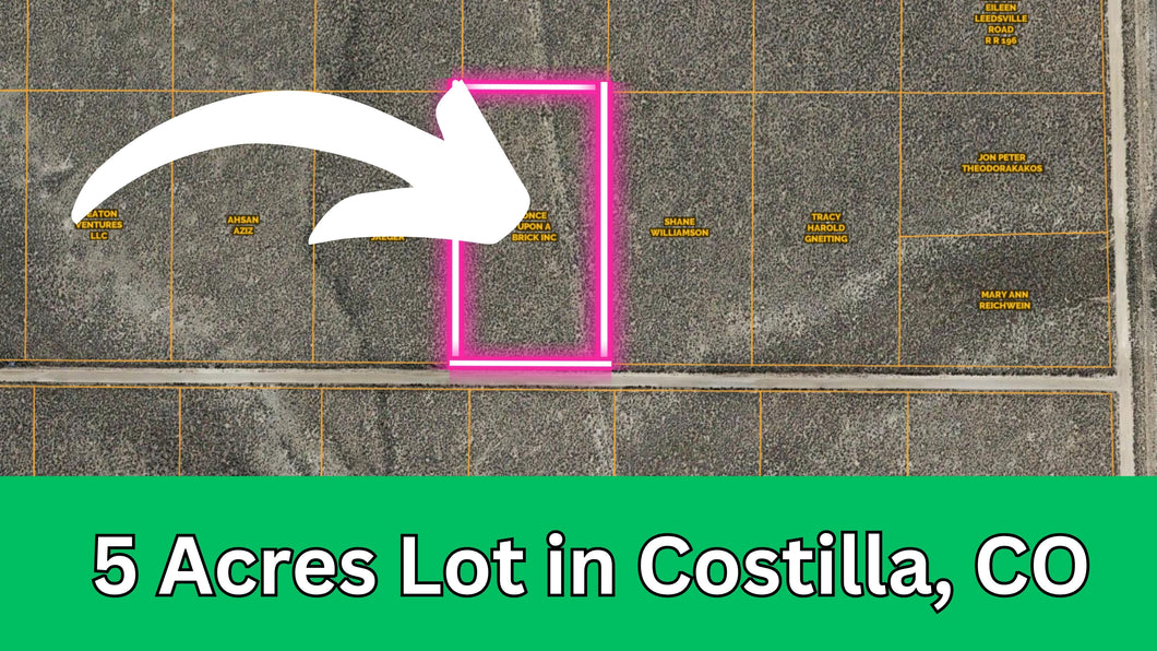 Colorado Land For Sale Once Upon a Brick Inc. Land Investments