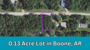 0.13 Acre in Boone County, AR Own for $99 Per Month (Parcel Number: 775-00176-000)