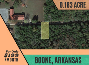 0.183 Acres in Boone County, Arkansas Own for $199 Per Month (Parcel Number: 775-02568-000)