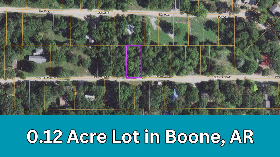 0.12 Acre in Boone County, AR Own for $99 Per Month (Parcel Number: 775-02233-000)