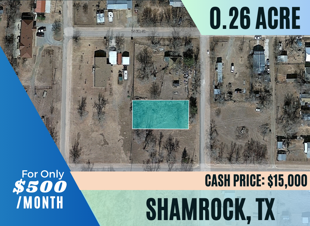 0.25 Acre in Wheeler County, Texas Own for $15,000 Cash Price (Parcel Number: 2203)