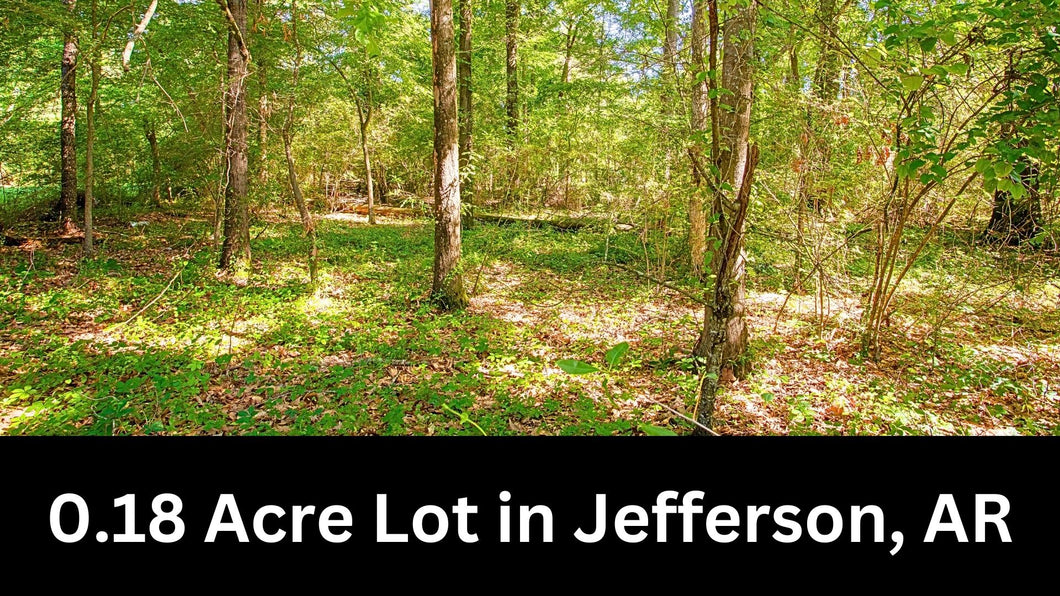 0.18 Acre in Jefferson County, AR Own for $99 Per Month (Parcel Number: 930-23315-000)