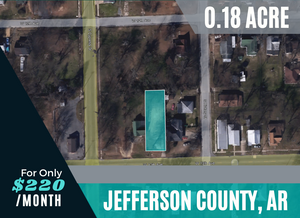 0.18 Acre in Jefferson County, Arkansas Own for $220 Per Month (Parcel Number: 930-62181-000)