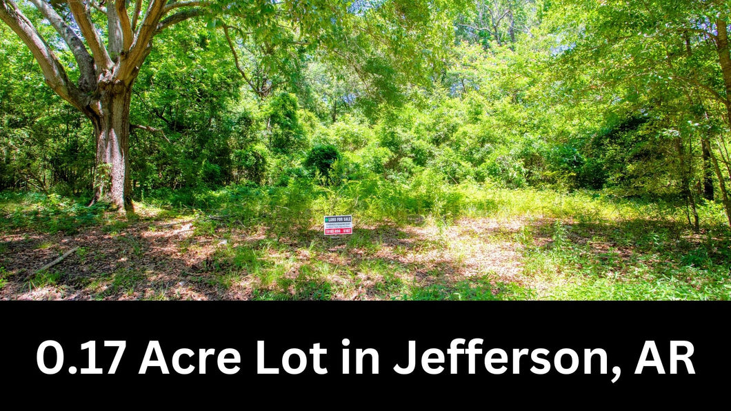 0.17 Acre in Jefferson County, AR Own for $99 Per Month (Parcel Number: 930-11859-000)