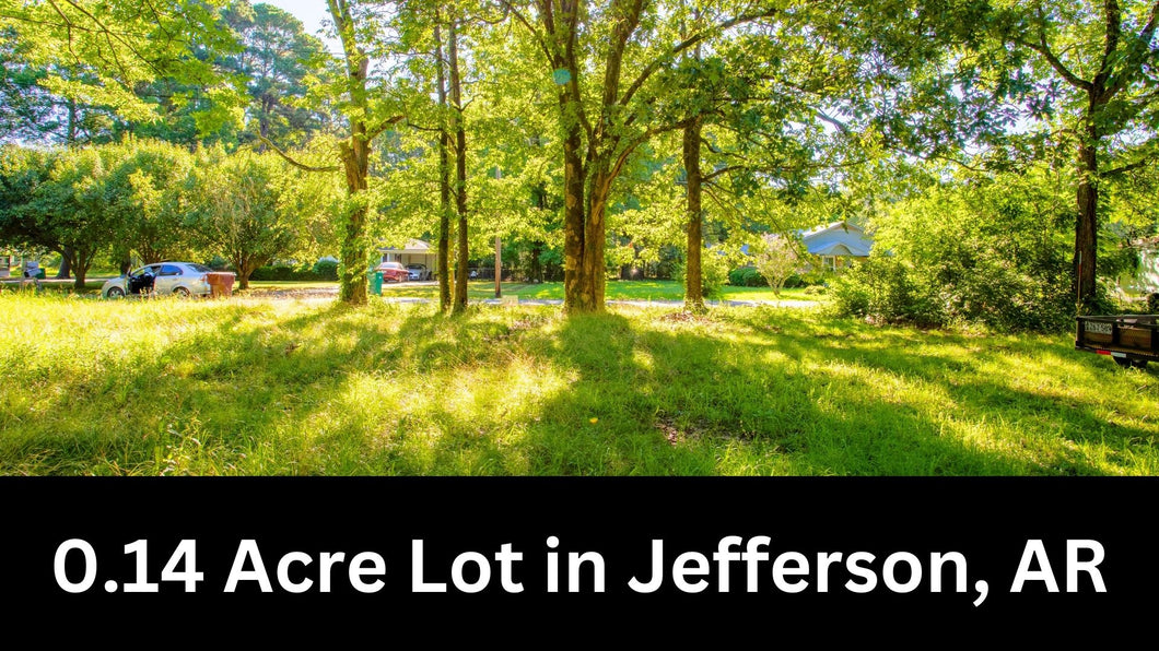 0.14 Acre in Jefferson County, AR Own for $99 Per Month (Parcel Number: 930-63668-000)