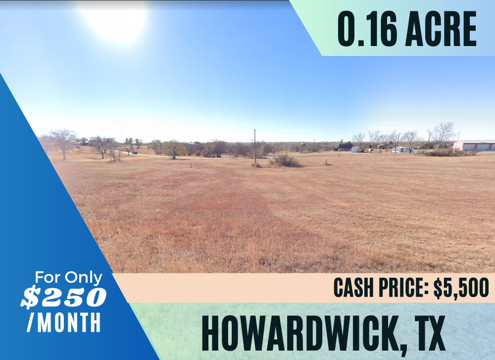 0.15 Acre in Donley County, Texas Own for $5,500 Cash Price (Parcel Number: 8362)