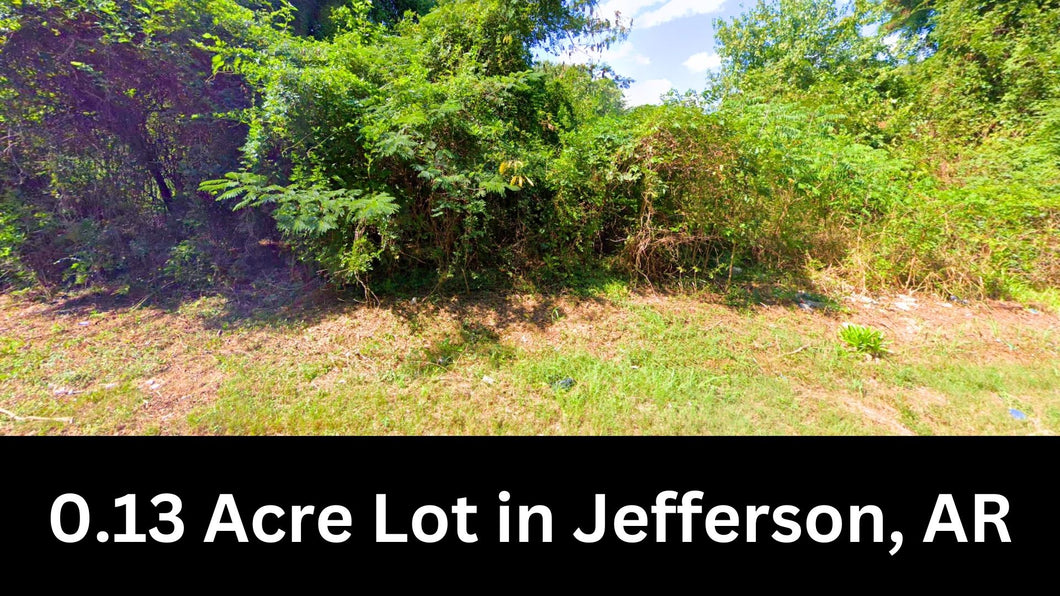 0.13 Acre in Jefferson County, AR Own for $99 Per Month (Parcel Number: 930-23286-000)