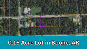 0.16 Acre in Boone County, AR Own for $99 Per Month (Parcel Number: 775-00597-000)