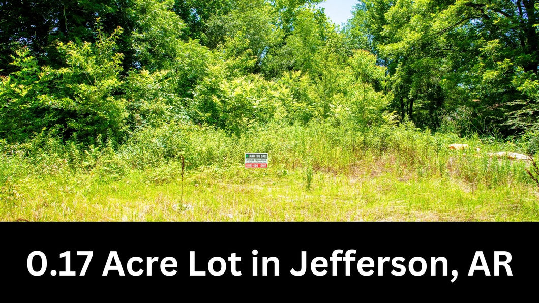 0.17 Acre in Jefferson County, AR Own for $99 Per Month (Parcel Number: 930-40698-000)