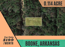 Load image into Gallery viewer, 0.114 Acres in Boone County, Arkansas Own for $199 Per Month (Parcel Number: 360-02008-000)

