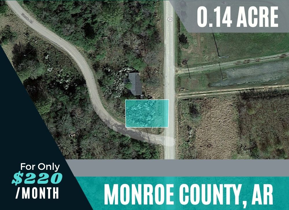 0.14 Acre in Monroe County, Arkansas Own for $220 Per Month (Parcel Number: 2720-00014-000)