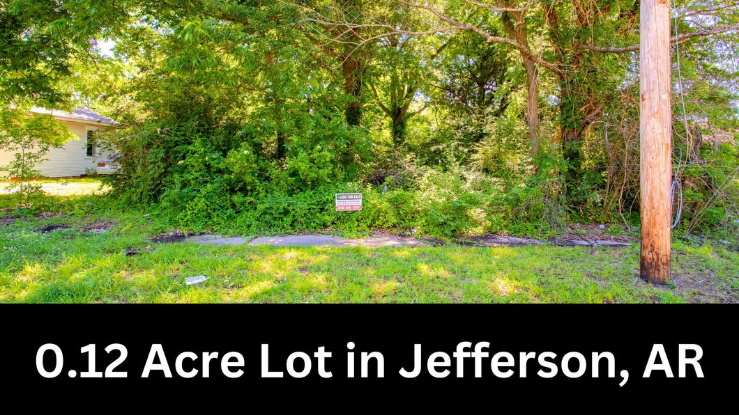 0.12 Acre in Jefferson County, AR Own for $99 Per Month (Parcel Number: 930-70293-000)