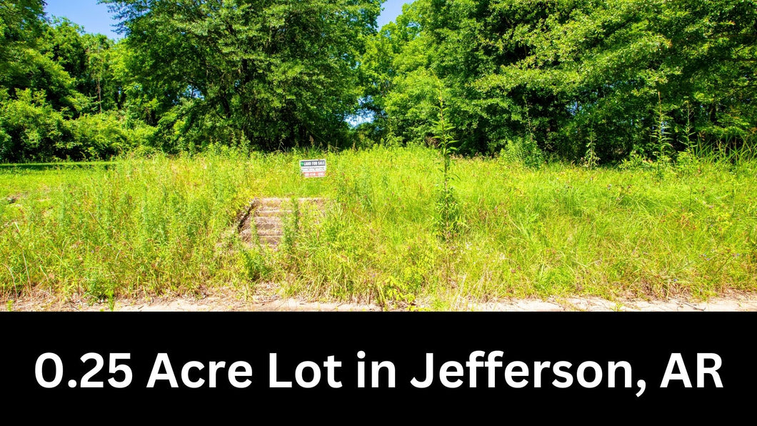 0.25 Acre in Jefferson County, AR Own for $99 Per Month (Parcel Number: 930-28098-000)