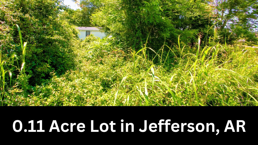 0.11 Acre in Jefferson County, AR Own for $99 Per Month (Parcel Number: 930-29526-000)