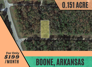 0.151 Acres in Boone County, Arkansas Own for $199 Per Month (Parcel Number: 775-00204-000)