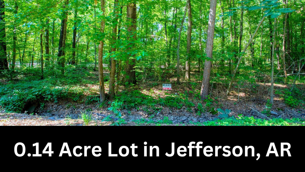 0.14 Acre in Jefferson County, AR Own for $99 Per Month (Parcel Number: 930-12851-000)