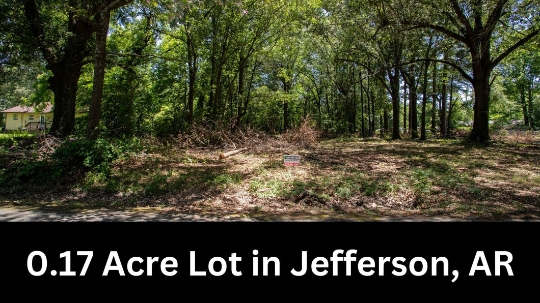 0.17 Acre in Jefferson County, AR Own for $99 Per Month (Parcel Number: 930-25752-000)