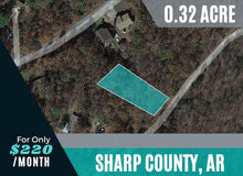 Load image into Gallery viewer, 0.32 Acre in Sharp County, Arkansas Own for $220 Per Month (Parcel Number: 280-00577-000)
