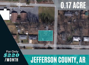 0.17 Acre in Jefferson County, Arkansas Own for $220 Per Month (Parcel Number: 930-12738-001)