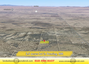 2.5 Acre in Luna County, NM Own for $375 Per Month (Parcel Number: 3-037-143-167-380) - Once Upon a Brick Inc. Land Investments