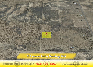 2.5 Acre in Luna County, NM Own for $375 Per Month (Parcel Number: 3-037-143-167-444) - Once Upon a Brick Inc. Land Investments