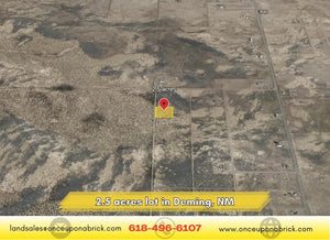 2.5 Acre in Luna County, NM Own for $375 Per Month (Parcel Number: 3-037-143-241-082) - Once Upon a Brick Inc. Land Investments