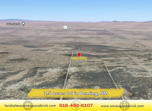 2.5 Acre in Luna County, NM Own for $375 Per Month (Parcel Number: 3-037-143-241-082) - Once Upon a Brick Inc. Land Investments