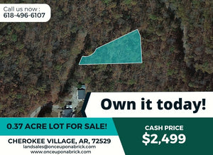 0.37 Acre in Sharp County, Arkansas Own for $220 Per Month (Parcel Number: 318-00288-000)