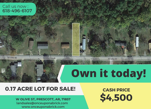 0.17 Acres in Nevada County, Arkansas Own for $270 Per Month (Parcel Number: 070-00929-000)