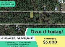 Load image into Gallery viewer, 0.149 Acres in Boone County, Arkansas Own for $199 Per Month (Parcel Number: 775-01484-000)
